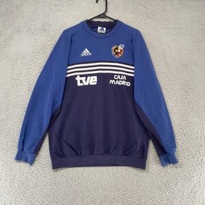 Vintage Spain RFEF Sweatshirt Mens Medium Soccer Adidas TVE Caja Madrid National